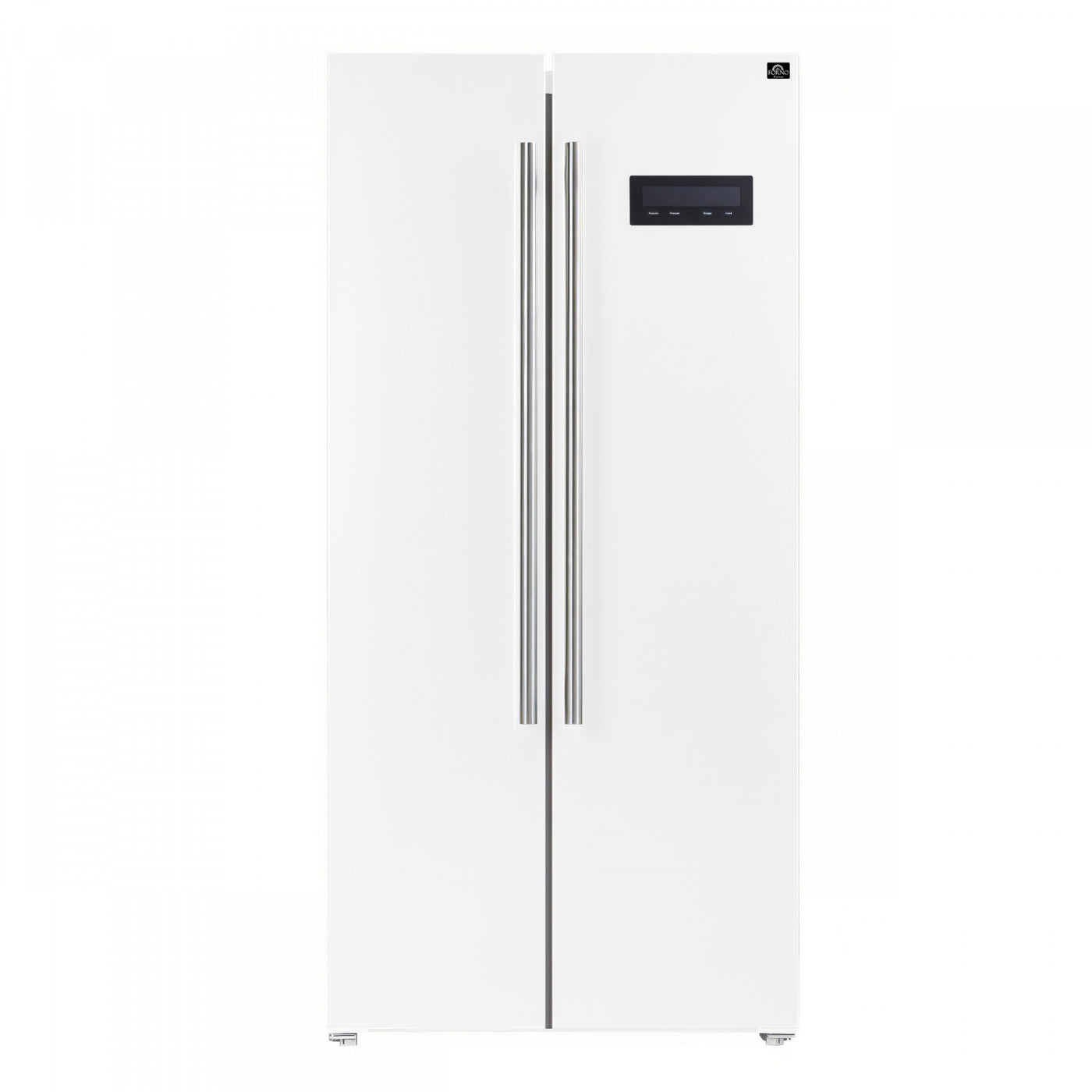 Forno Salerno 33" White Freestanding Side-by-Side Refrigerator (15.6 Cu. Ft.) - FFRBI1805-33WHT