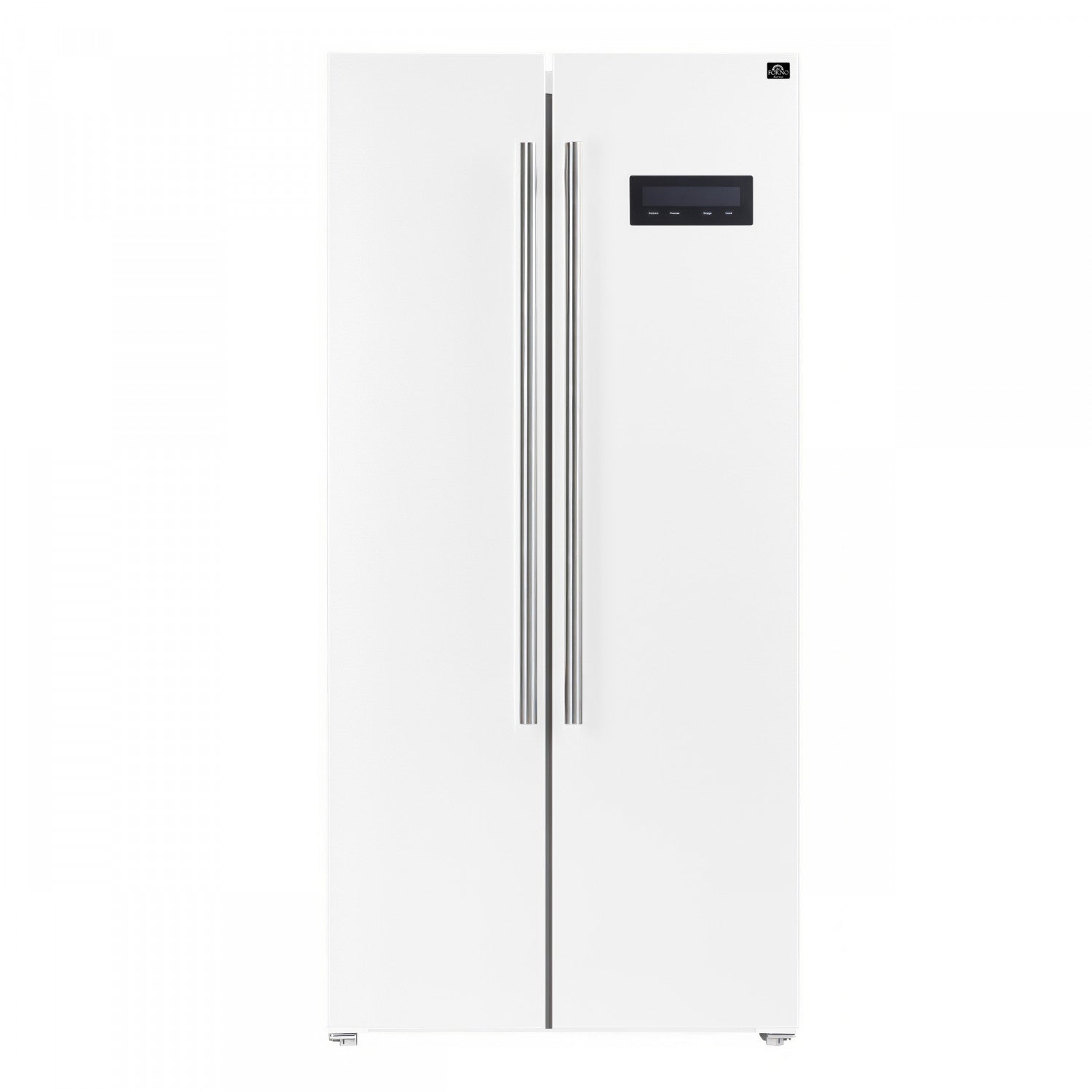 Forno Salerno 33" 15.6 Cu.Ft. White Freestanding Side-by-Side Refrigerator - FFRBI1805-33WHT
