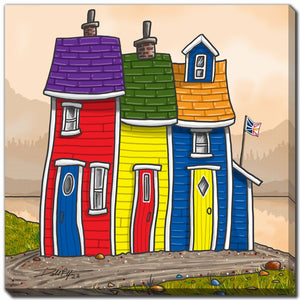 Standing Tall Wall Art - Multi-Colour - 24 X 24