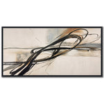 Entangled Wall Art - Beige/Brown/Black - 28 X 56