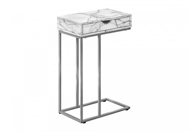 Sora Side Table - White Marble | Leon's