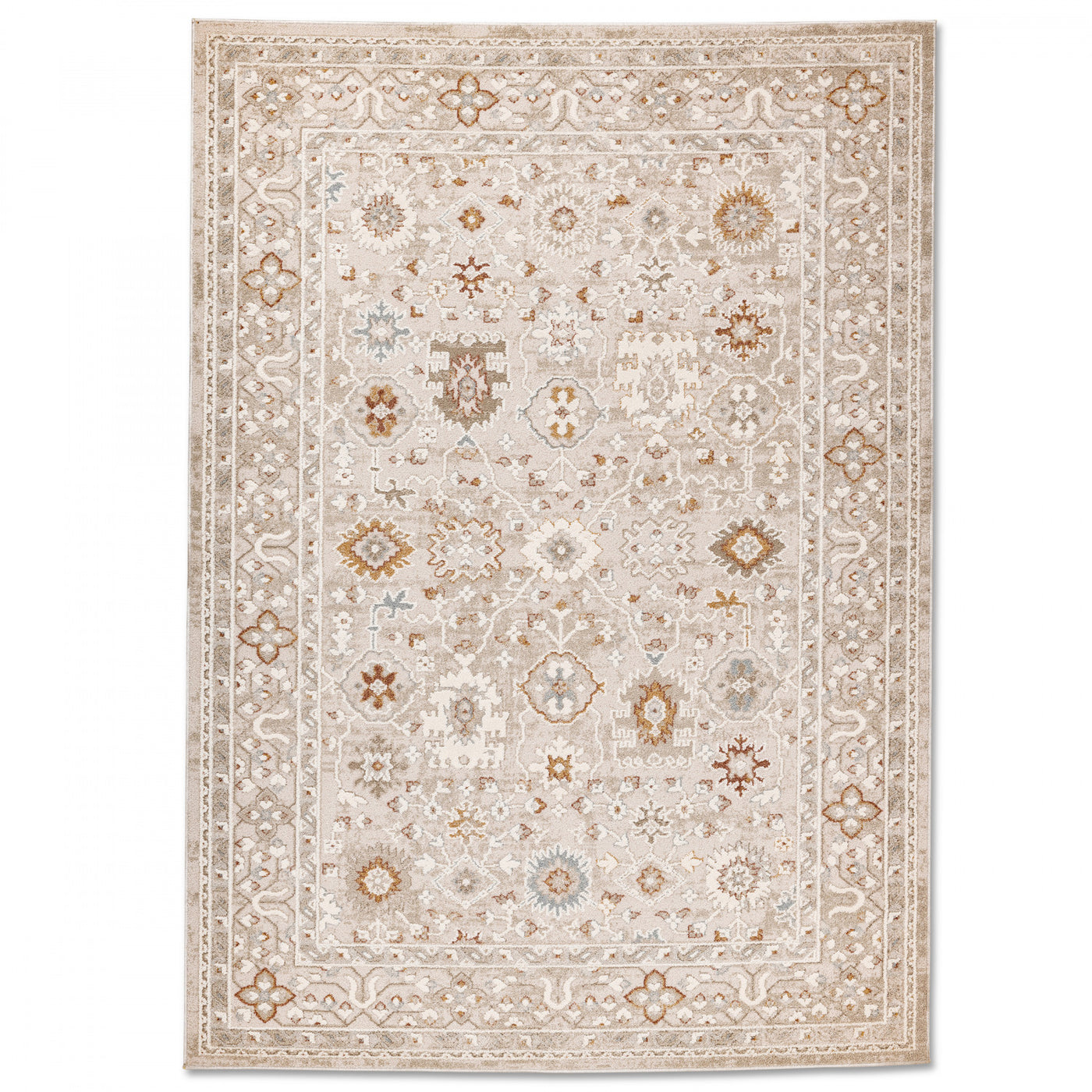 Kopfkino Bordered Rug - 6' x 9' - Multi-Colour