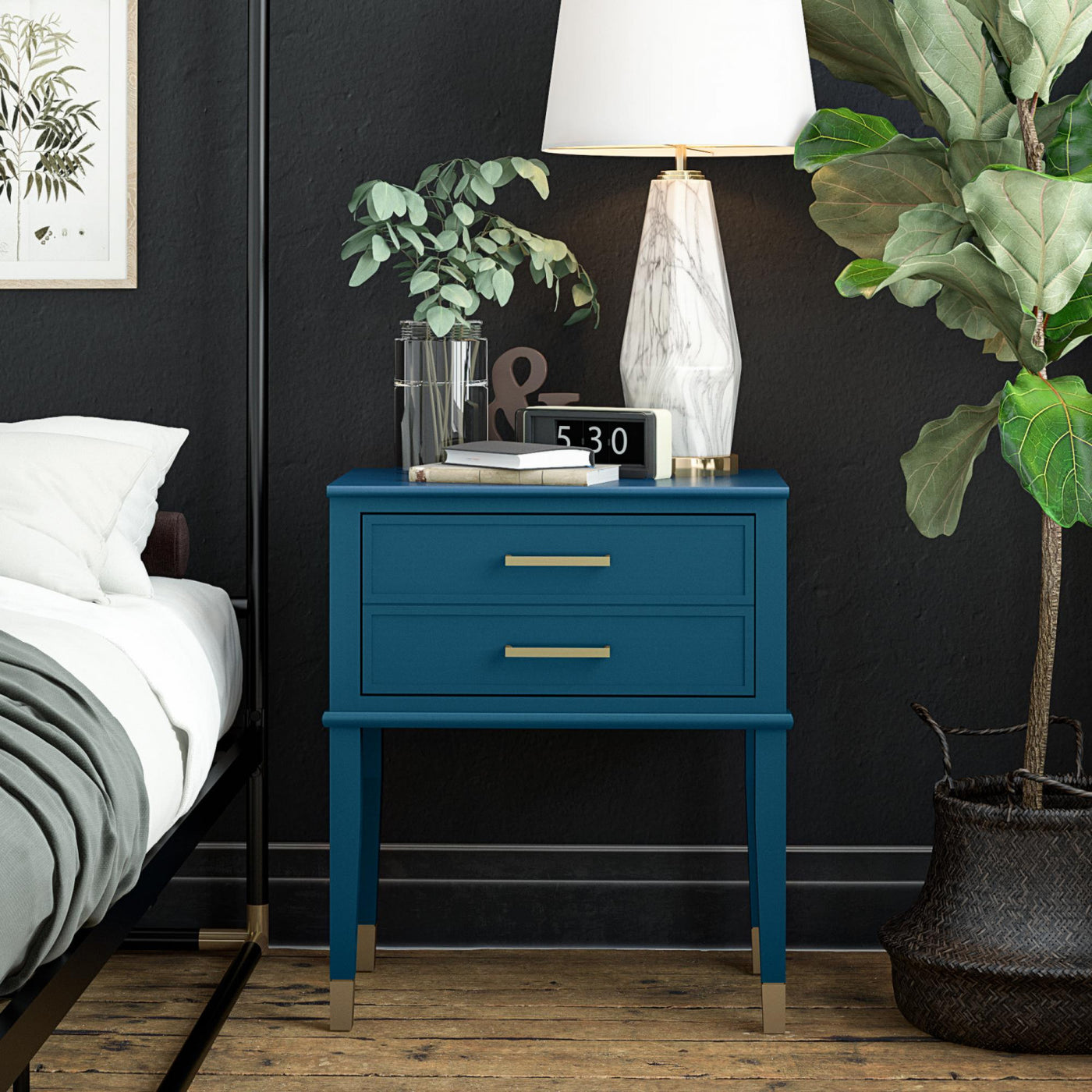 Westerleigh End Table - Moroccan Blue