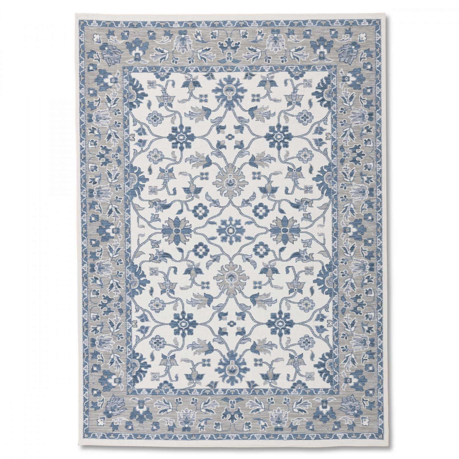 Marbella Traditional Outdoor Rug - 8' x 10' - Blue