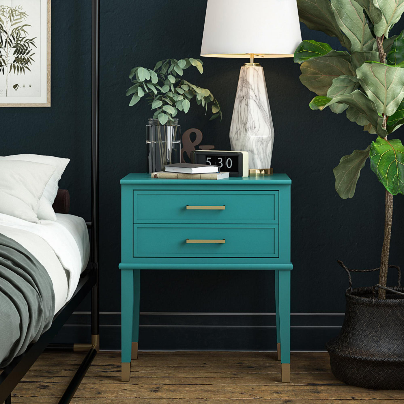 Westerleigh End Table - Emerald Green