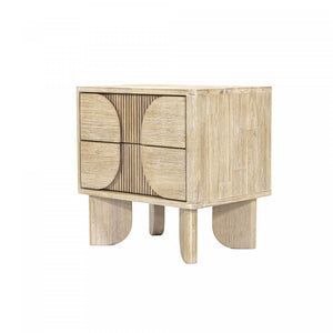 Lofva Night Table - Light Brown/Beige