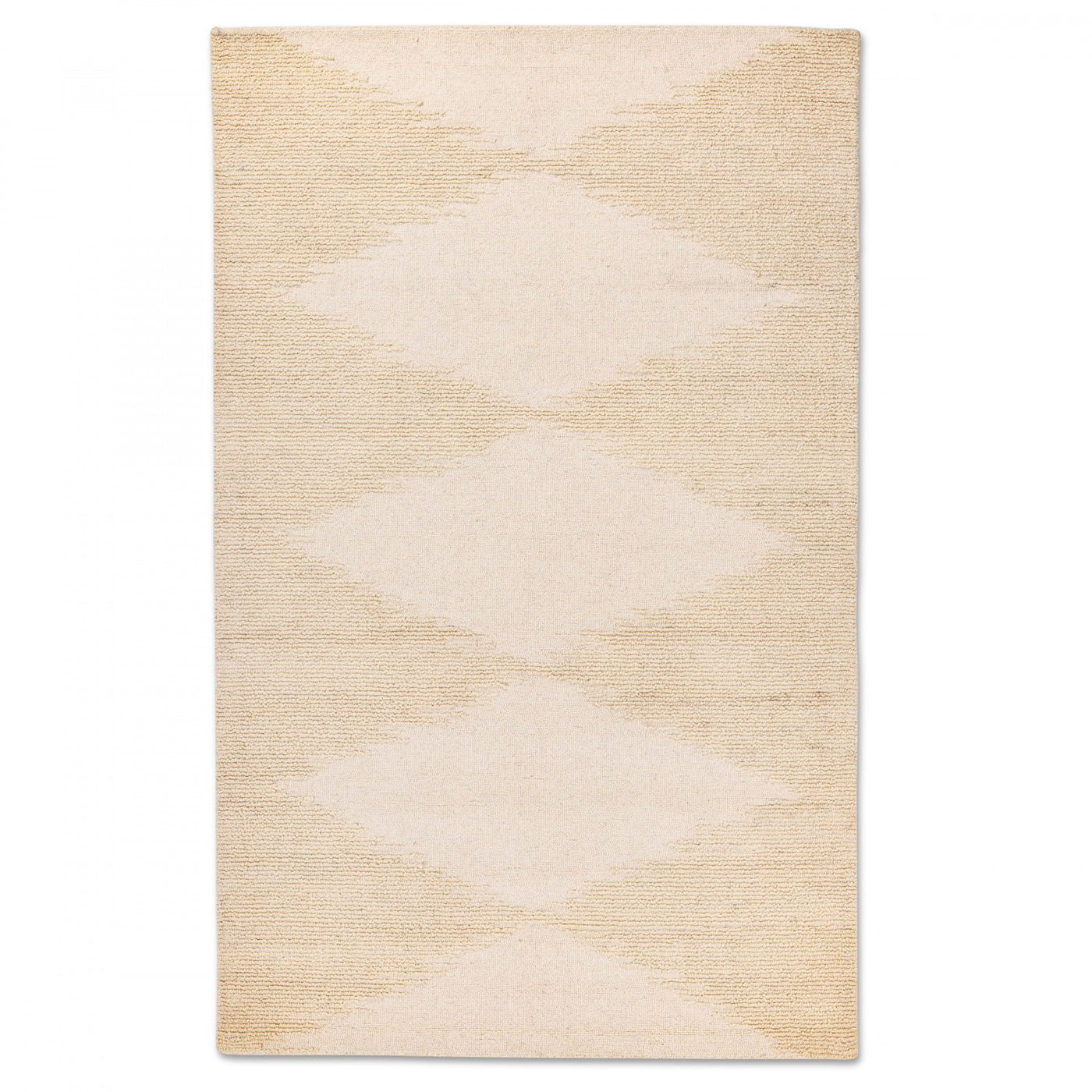 Morris Diamonds Rug - 5' x 8' - Soft Cream