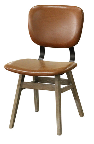 Lamarthe Dining Chair - Tan Brown - Set of Two
