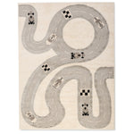 Elio Kids Racetrack Rug - 5' x 7' - Natural