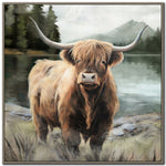 Lakeside Guardian Wall Art - Brown - 32 X 32