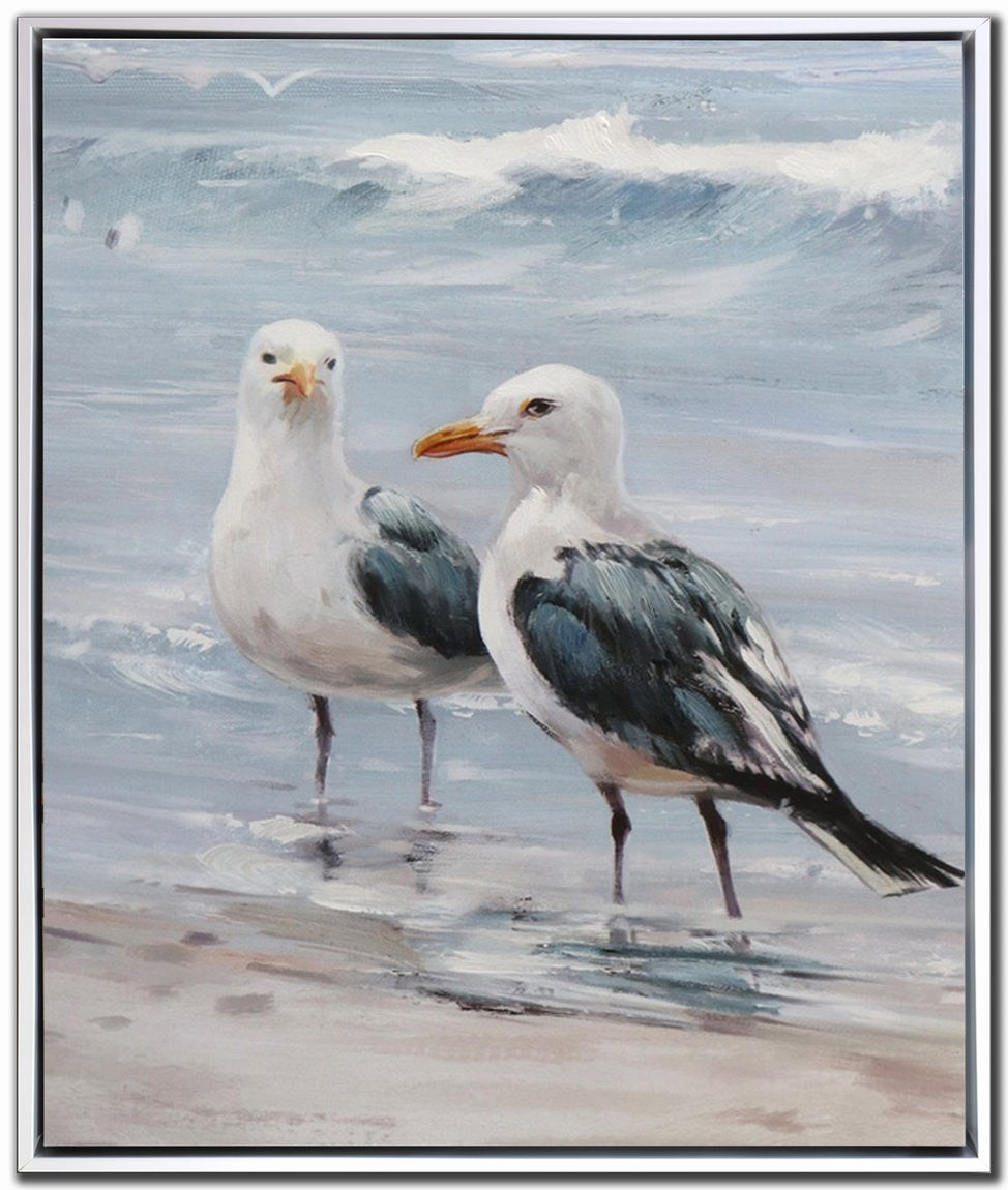 Coastal Companions II Wall Art - Blue/White - 20 X 24