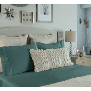 Nilus Queen Sheet Set - Teal