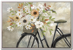 Springtime Delivery Wall Art - Multi-Colour - 30 X 45