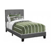 Evelyn Twin Bed - Dark Grey