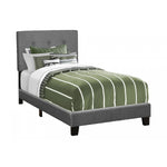 Evelyn Twin Bed - Dark Grey