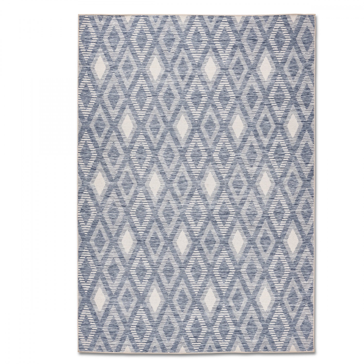 Marbella Diamonds Outdoor Rug - 6' x 9' - Blue