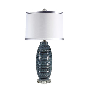 Jorah Table Lamp - Glazed Blue