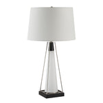 Sage Table Lamp - Frosted White/Matte Black
