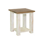 Borsgade Side Table - White/Natural