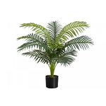 34" Palm Tree With 5" Black Pot - Green