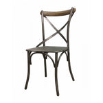 Dovren Crossback Chair - Dark Grey - Set Of Two