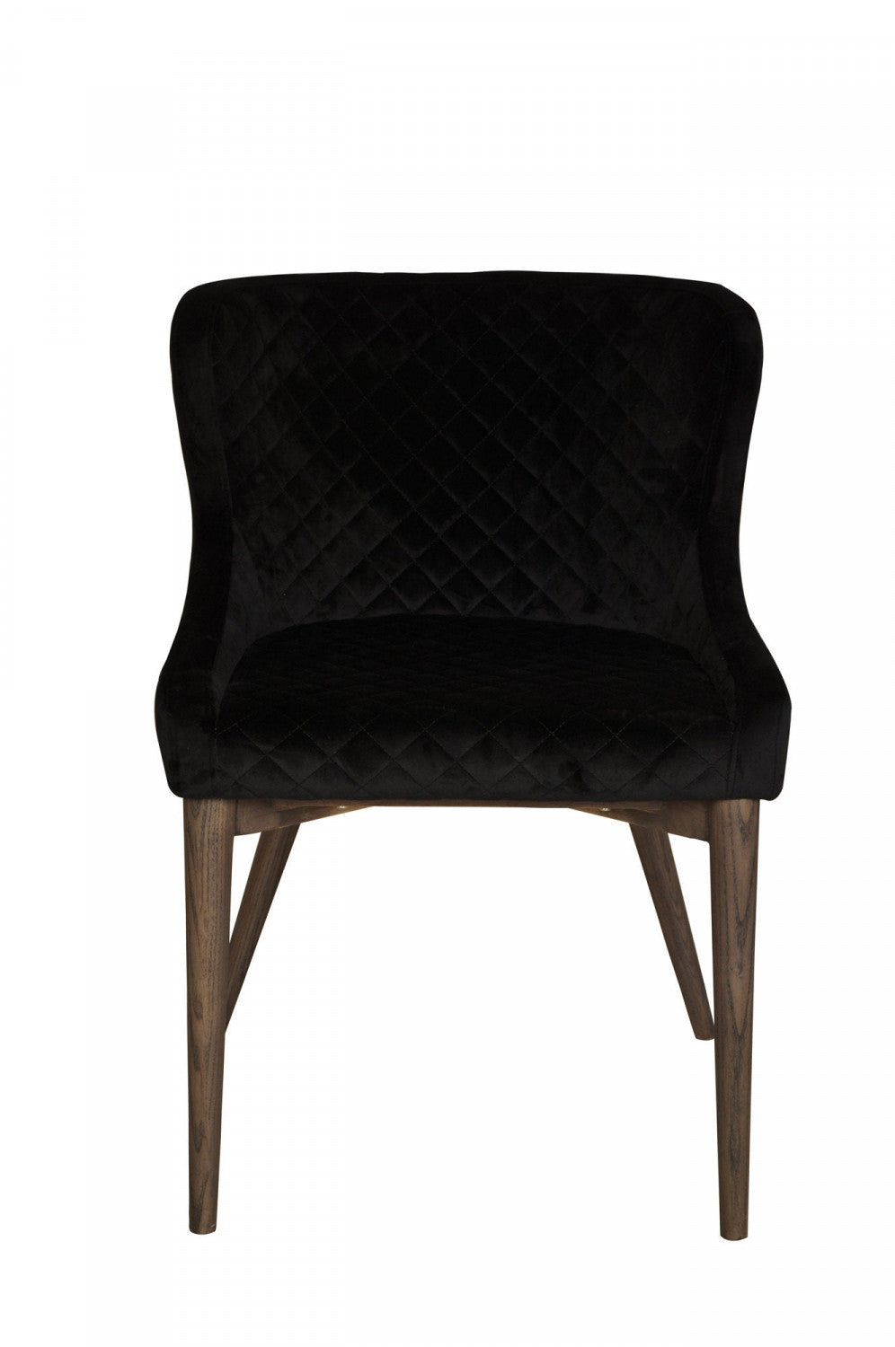 Lunvik Dining Chair - Black Velvet - Set of Two