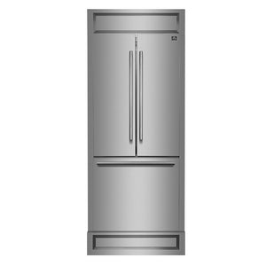 Forno Gallipoli Stainless Steel French Door Refrigerator (17.5 Cu. Ft.) - FFFFD1974-35MG