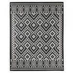 Cabana Tribal Indoor/Outdoor Rug - 6' x 9' - Black