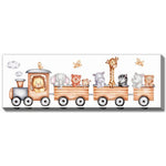 Jungle Express Wall Art - Brown - 20 X 60