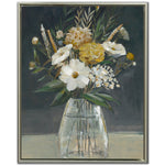 Ivory Petals I Wall Art - Green/Neutral - 30 X 24