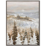 Frosted Pines Wall Art - Light Brown - 48 X 36