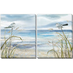 Seaside Notes Wall Art - Blue - 16 X 20 - Set of Two