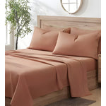 Kindle 100% Organic Cotton Twin Sheet Set - Light Brown