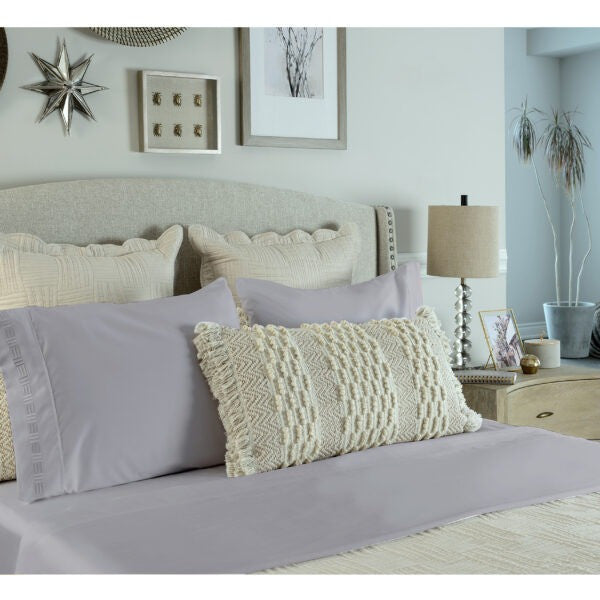 Nilus Full Sheet Set - Light Grey