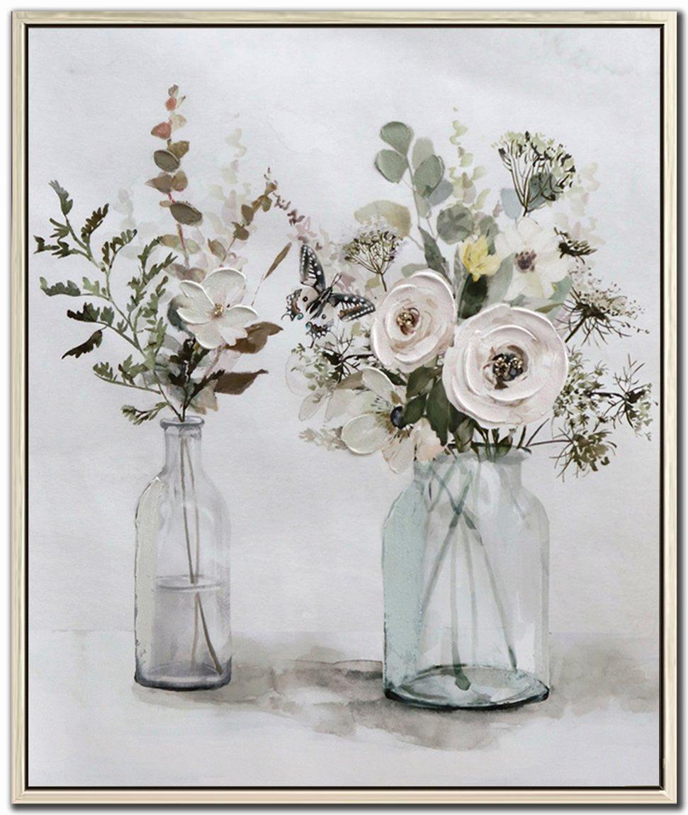 Still Life in Bloom I Wall Art - Neutral - 24 X 20
