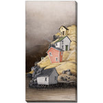Cliffside Charm Wall Art - Brown - 10 X 20