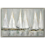 Elegance Afloat Wall Art - White - 30 X 45