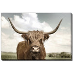 Highland Wisdom Wall Art - Brown - 30 X 45