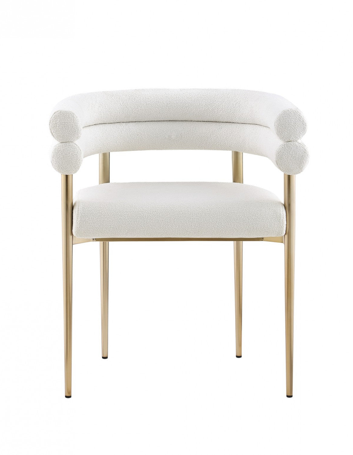 Brantley Dining Chair - Cream/Gold - Set of Two