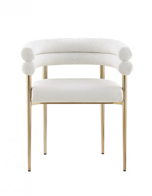 Brantley Dining Chair - Cream/Gold - Set of Two