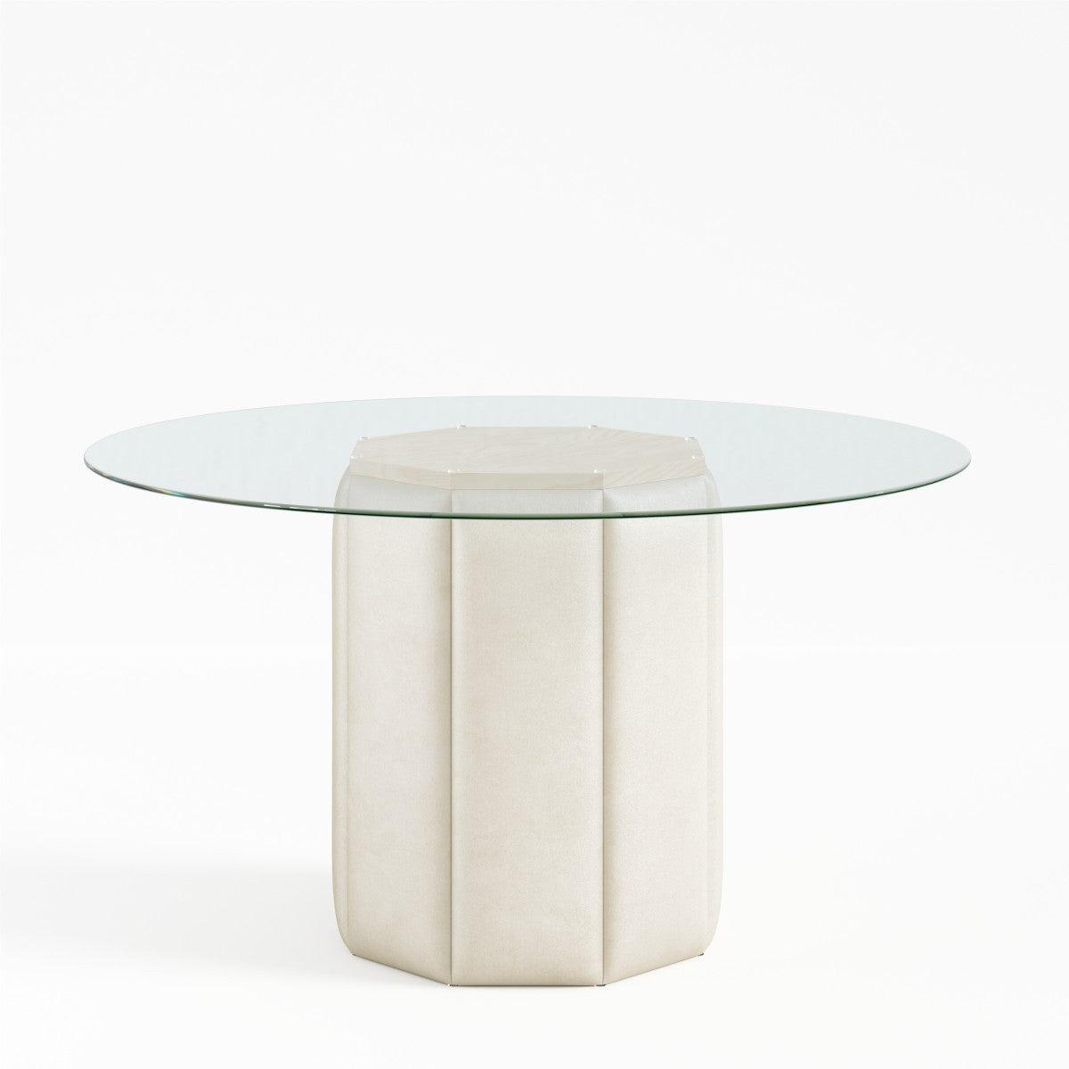 Sundre 54" Round Dining Table - Beige