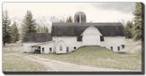 Barn Legacy Wall Art - Multi-Colour - 20 X 40