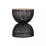 Bayan Wave Side Table - Black