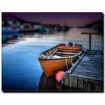 Tethered at Twilight Art - Blue - 22 X 28