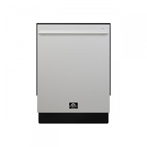 Forno Romano Stainless Steel Built-in Top Control Dishwasher (52 dBa) - FDWBI8035-24S