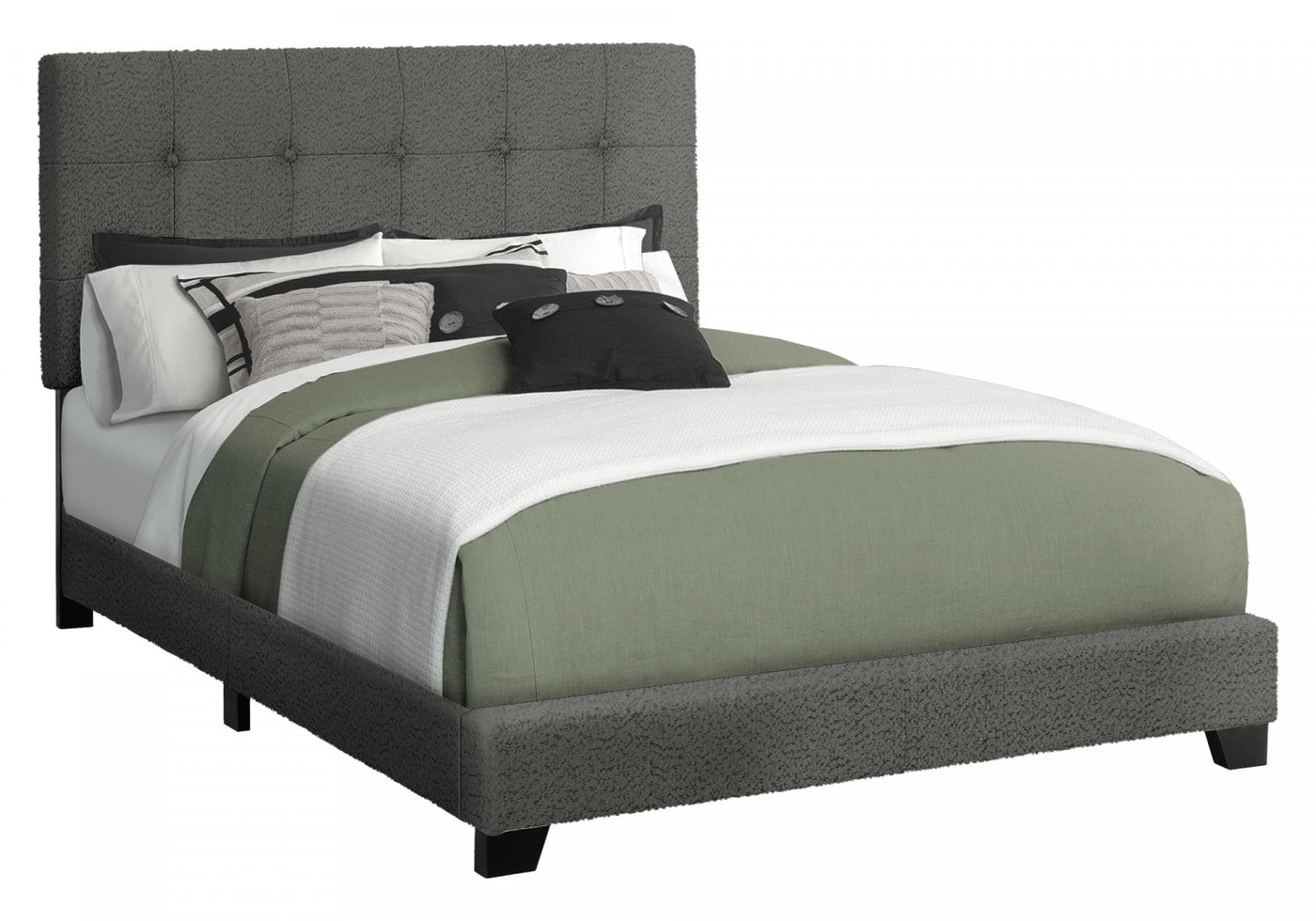 Gwendolyn Full Bed - Dark Grey