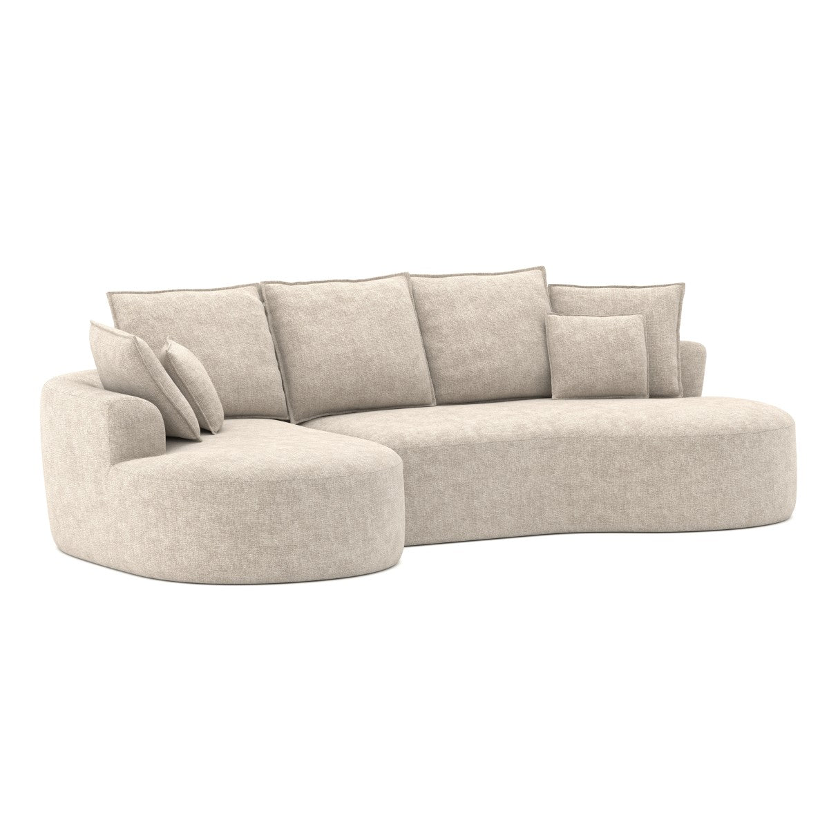 Ibiza All Foam Sectional - Beige