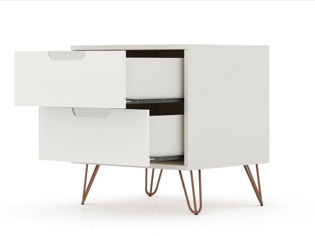 Nuuk II Night Table Set of 2 - Off White