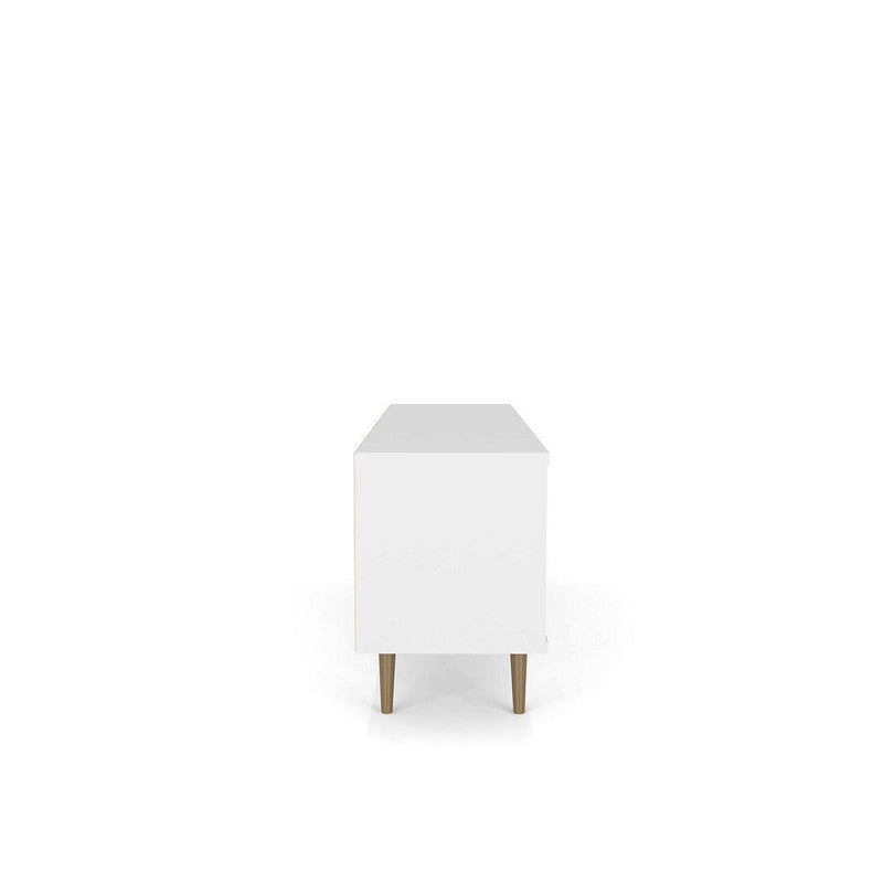 Lekedi 63" TV Stand - White/3D Brown Print
