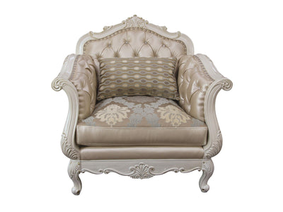 Dauphine Accent Chair - Pearl White